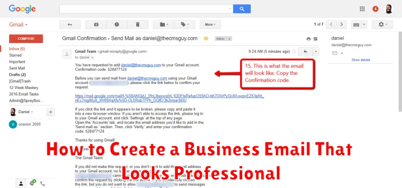 How to Create a Business Email That Looks Professional